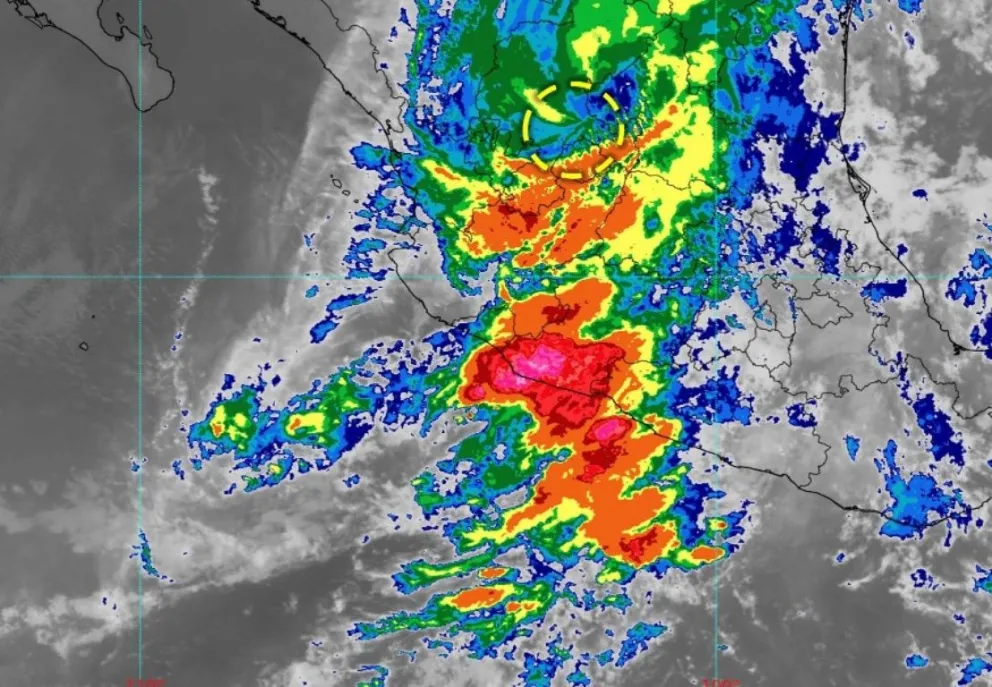 Lidia tocó tierra en Jalisco como huracán categoría 4, hasta debilitarse a baja presión remanente. Imagen: Conagua