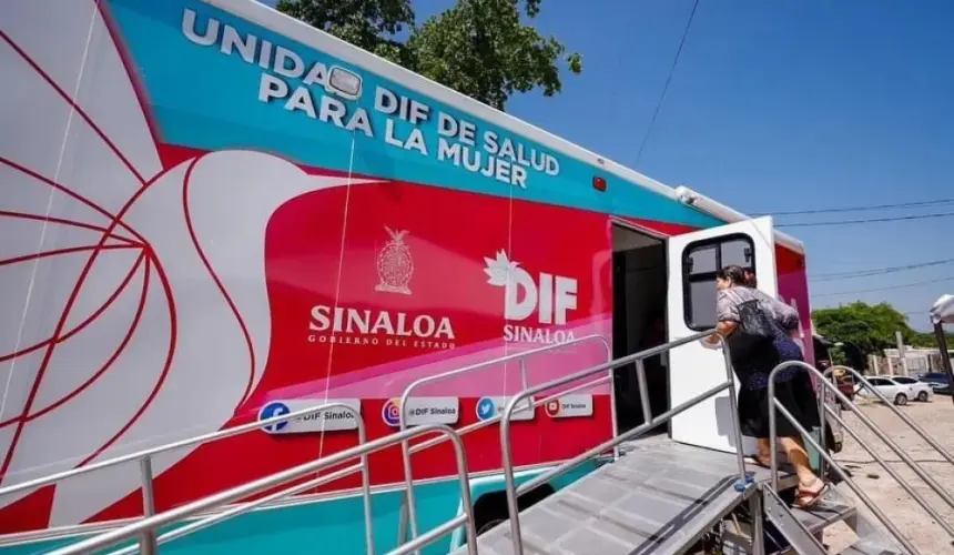 Llega la Unidad de Salud para la mujer a Villa Juárez para prevenir el cáncer