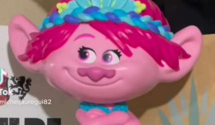 La palomera que saca Cinemex de la película de Trolls 3, es del personaje de Popy. Foto: Cortesía