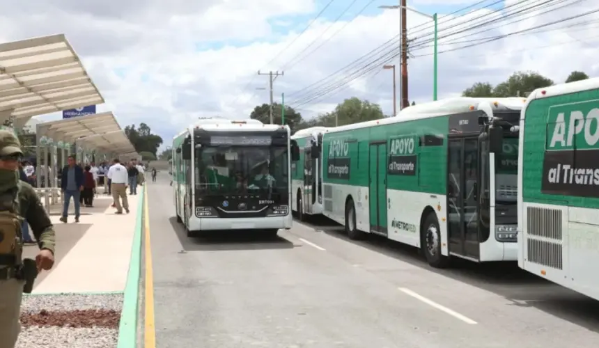 Habrá una nueva ruta del Transporte Rápido, Metro Red en San Luis Potosí. Foto: Cortesía