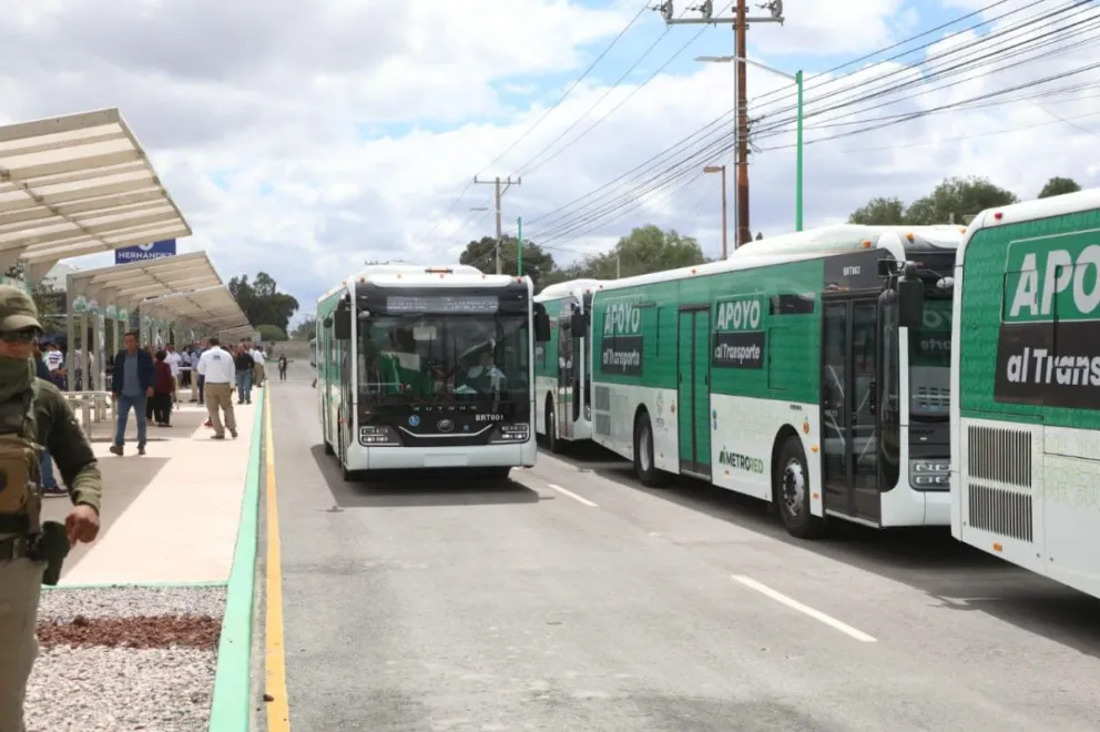 Habrá una nueva ruta del Transporte Rápido, Metro Red en San Luis Potosí. Foto: Cortesía