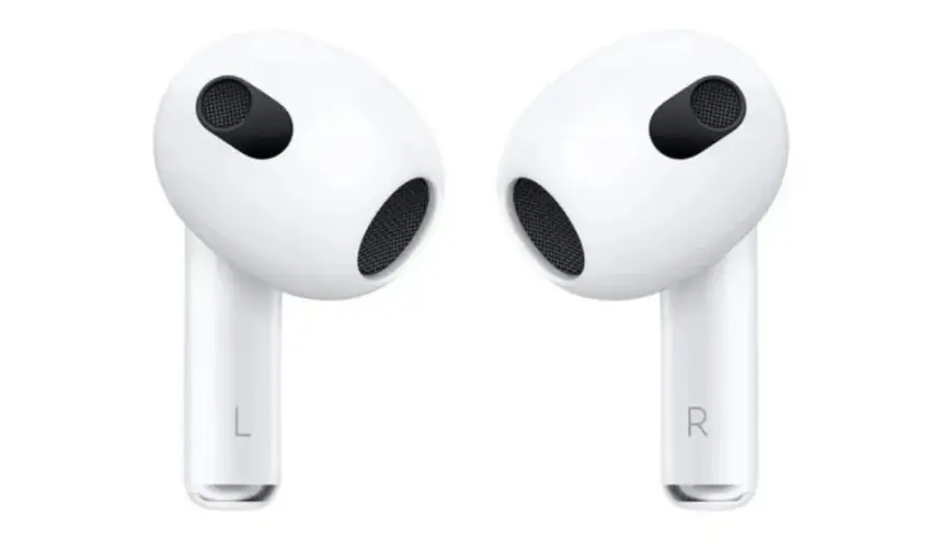 Los AirPods 3 destacan por su gran calidad de audio, resistencia al agua y carga inalámbrica. Foto: Apple