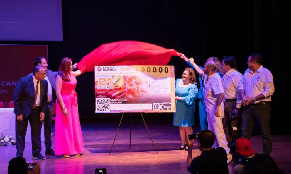 Develan el aguachile como el “Platillo Insignia de Sinaloa”, imagen de billetes de la Lotería Nacional