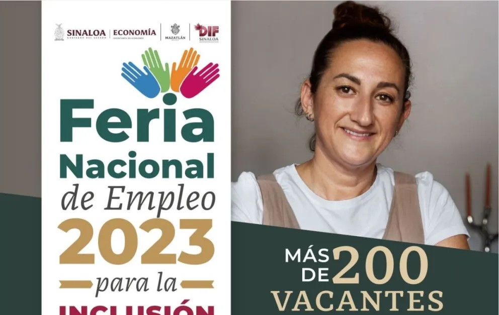 El 25 de octubre del 2023 ser realizará la Feria Nacional de Empleo para la inclusión laboral en la Gran Plaza de Mazatlán.