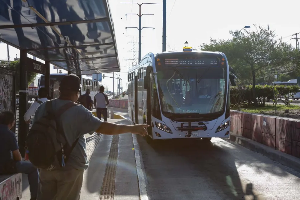 Nuevas unidades de transporte público en Querétaro para la ruta T03. Foto: Cortesía