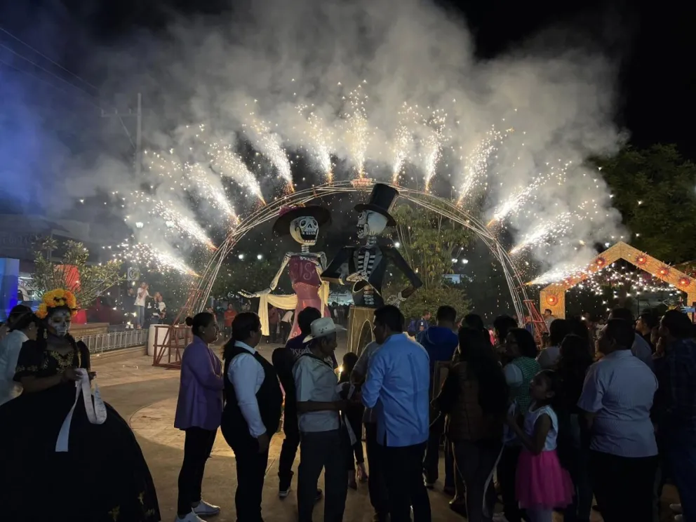 Visita la segunda edición del Paseo de las Calaveras en Ajalpan, Puebla. Foto: Cortesía