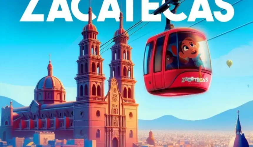 Así sería Zacatecas en una película de Disney Pixar según la inteligencia artificial