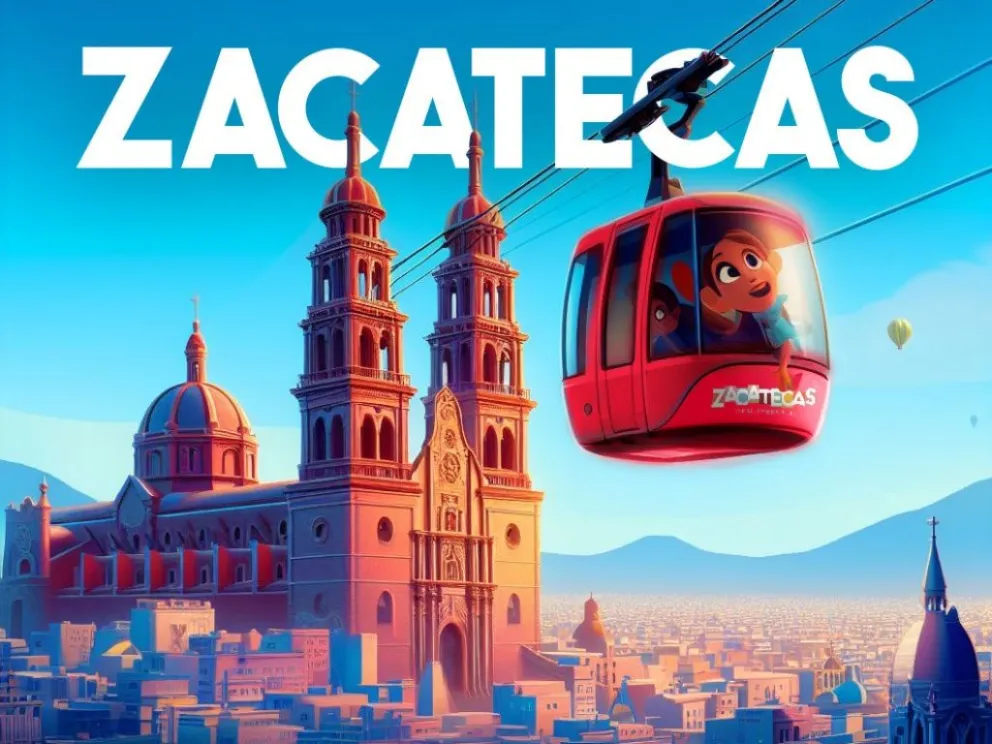 Así sería Zacatecas en una película de Disney Pixar según la inteligencia artificial