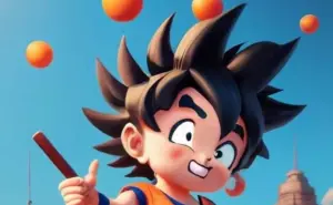 Lista de nombres de niño estilo explorador y de hombre de Dragon Ball Z en diseño 3D, realizados por la inteligencia artificial