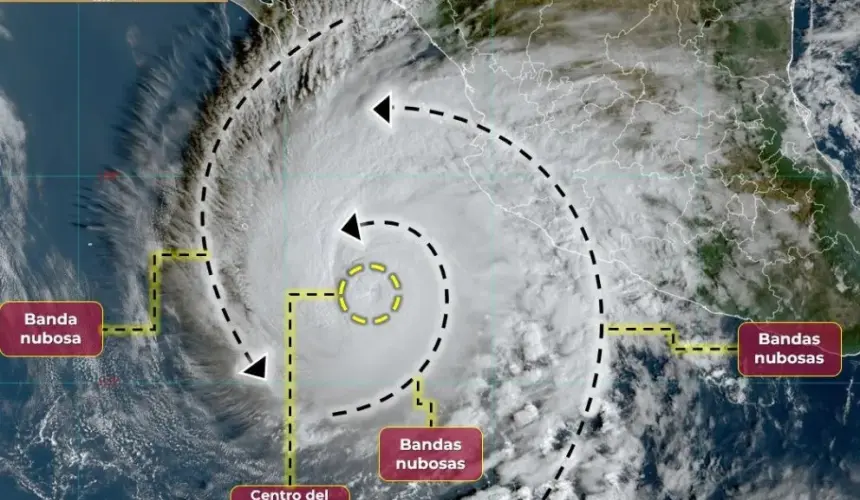 Huracán Norma sube a categoría 4, ¿cuál es su trayectoria? Clima en México hoy 19 de octubre de 2023