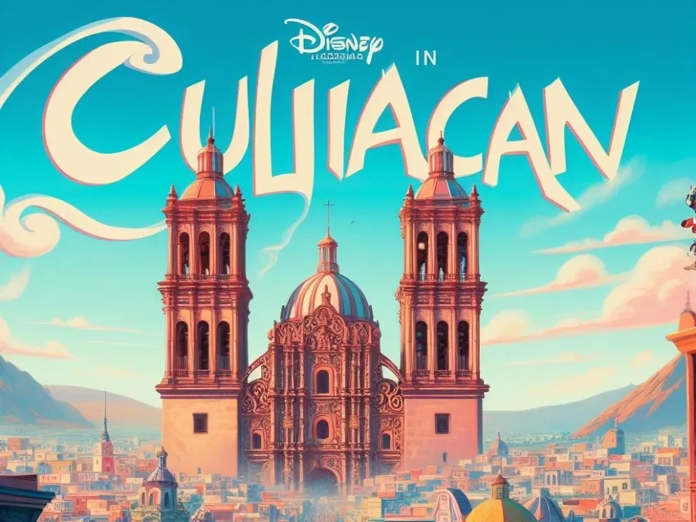 Así luciría Culiacán en una película de Disney Pixar: imágenes con IA