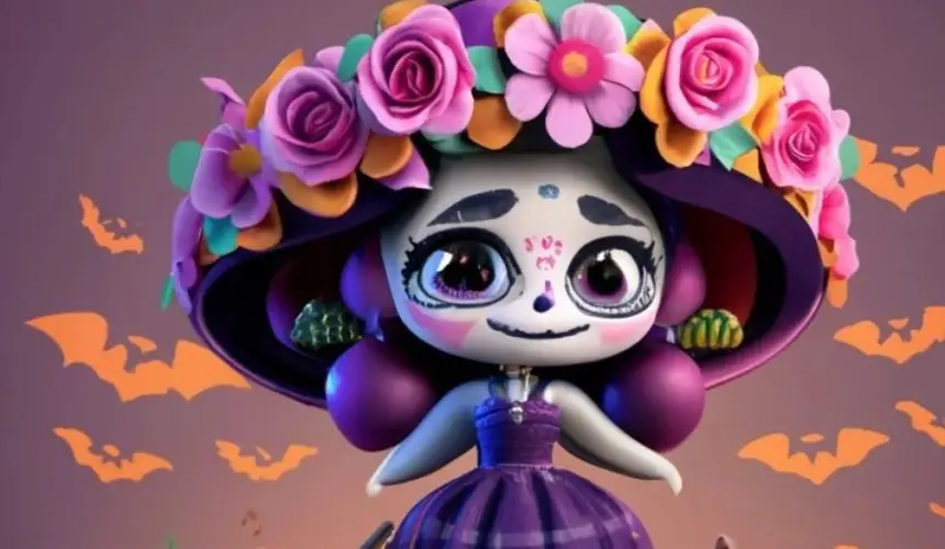 Encuentra tu nombre en 3D con temática de Día de Muertos en tercera dimensión