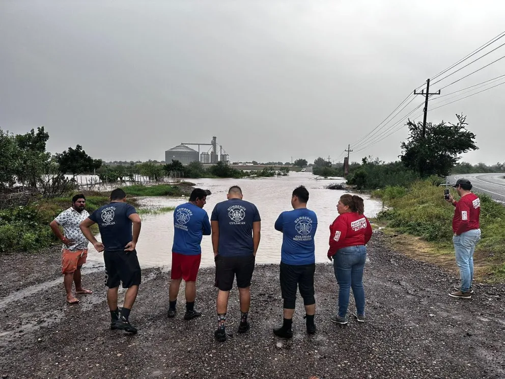 Protección Civil Culiacán informa sobre incidentes en el municipio tras fuertes lluvias.