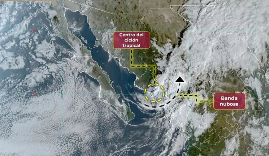 Depresión tropical Norma toca tierra  y deja lluvias en Sinaloa: pronóstico del clima hoy 23 de octubre