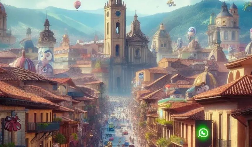 Así luce Bogotá, Colombia al estilo Disney Pixar, según la inteligencia artificial