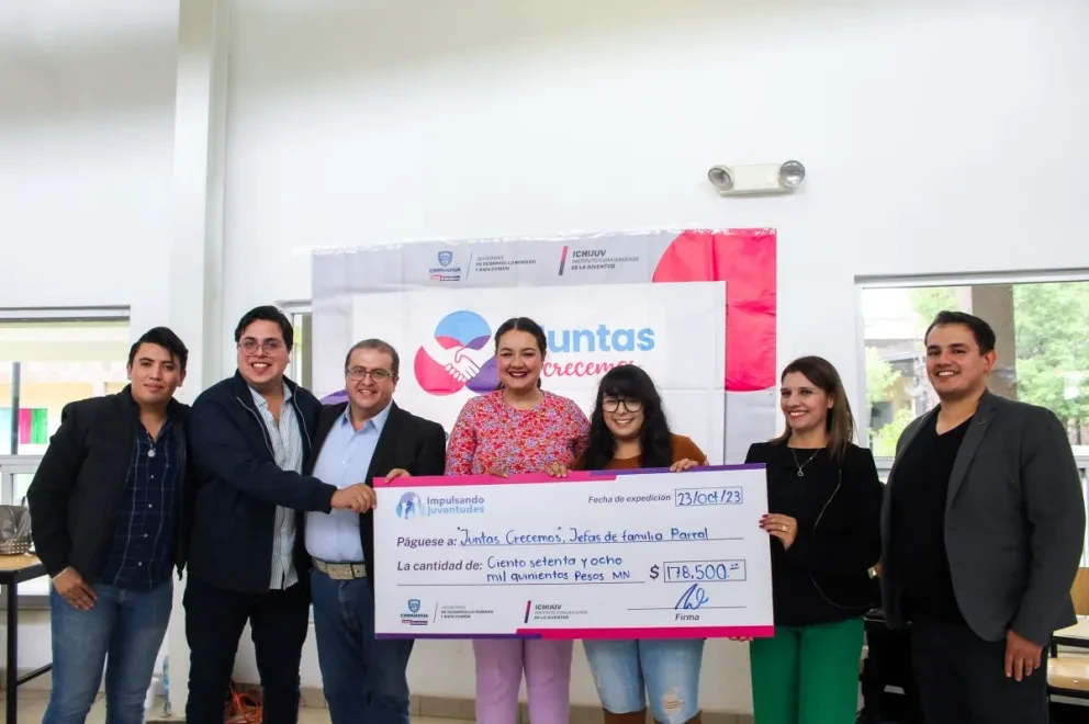 Apoyos para jefas de familia en Parral. Foto: Cortesía