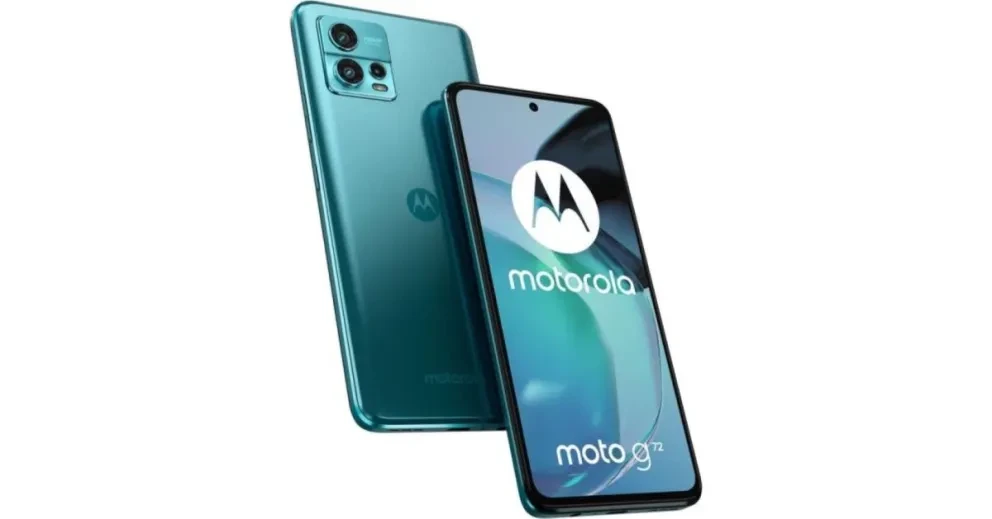 El smartphone Moto G72, uno de los mejores equipos de la gama media en México. Foto: Cortesía