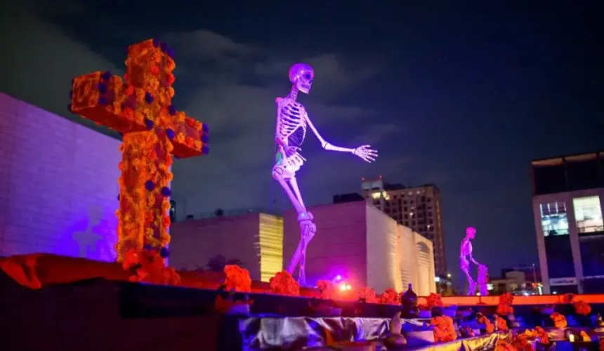 Festival Santa Lucía 2023 inaugura Altar Monumental del Día de Muertos; quiere romper récord Guinness