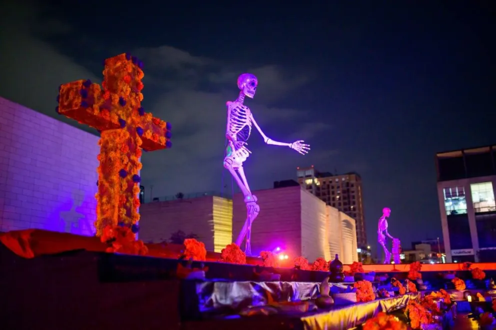Festival Santa Lucía 2023 inaugura Altar Monumental del Día de Muertos; quiere romper récord Guinness