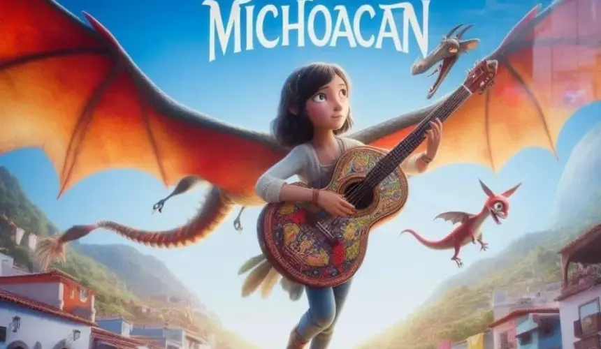 Así se vería Michoacán en una película de Disney Pixar, según la inteligencia artificial