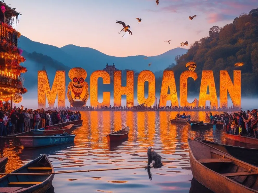 Así sería Michoacán celebrando el Día de Muertos en una película de Disney Pixar: imágenes con IA