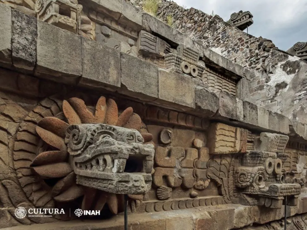 El objetivo de la campaña es reunir fondos para instalar una cubierta que protegerá parte de la pirámide en Teotihuacan. Foto: INAH