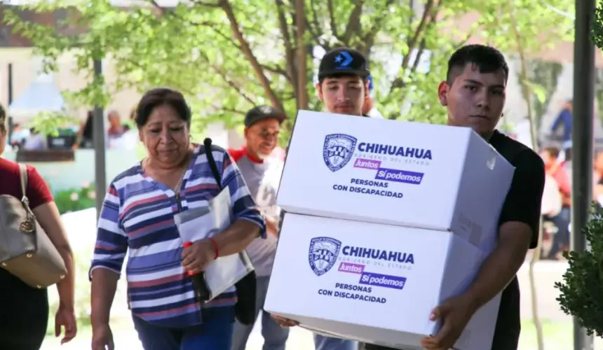 Entrega de apoyos en el sur de Chihuahua, será este lunes. Foto: Cortesía