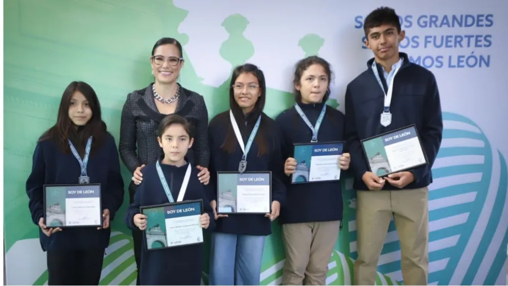 Ellos son los estudiantes de León que ganaron medallas y mención honorífica en la Olimpiada Mexicana de Matemáticas.