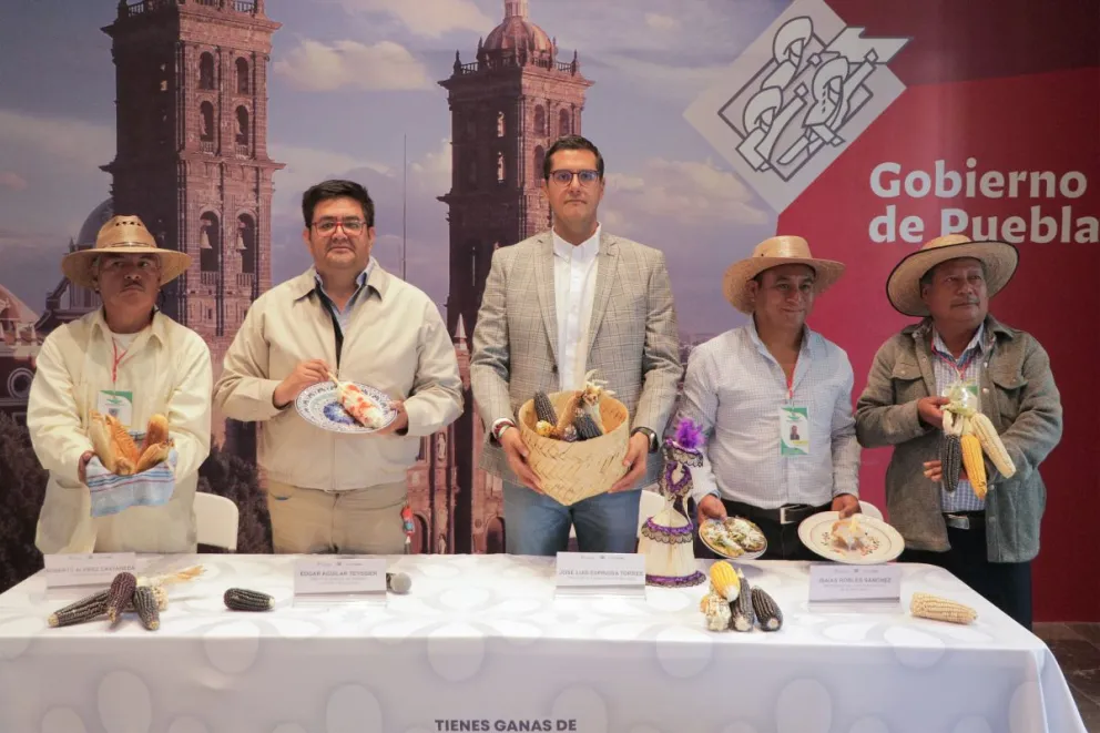 Presentó el gobierno de Puebla la Feria del Maíz en Huejotzingo.