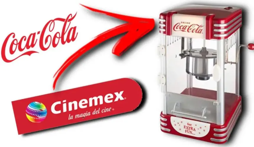 Palomera de Coca Cola en CInemex. Foto: Café Retro 64