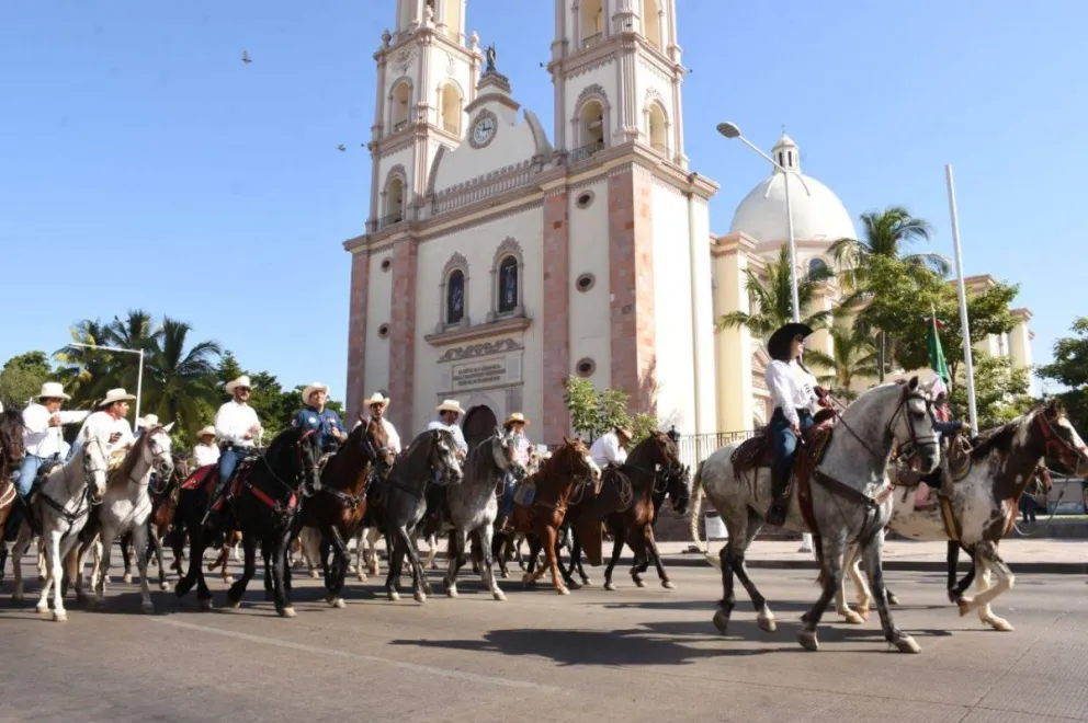 Para este fin de semana está programada en Culiacán, la cabalgata de la Expo Feria Ganadera 2023. Foto: Cortesía