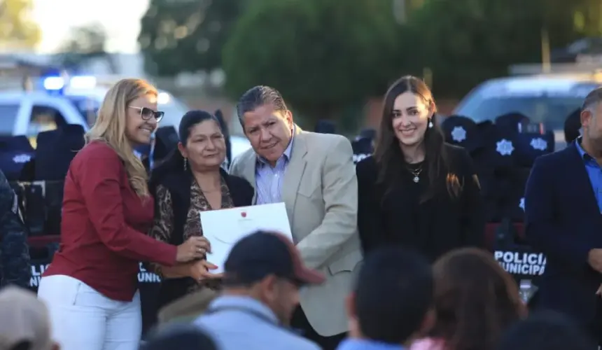 Reconocen el esfuerzo de policías en Zacatecas. Foto: Cortesía