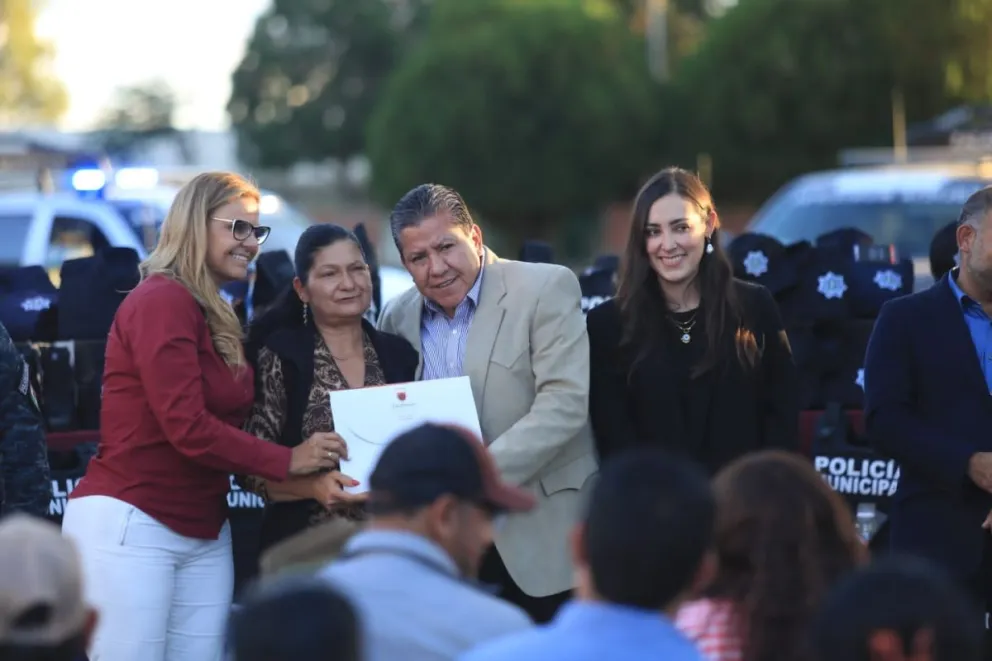 Reconocen el esfuerzo de policías en Zacatecas. Foto: Cortesía