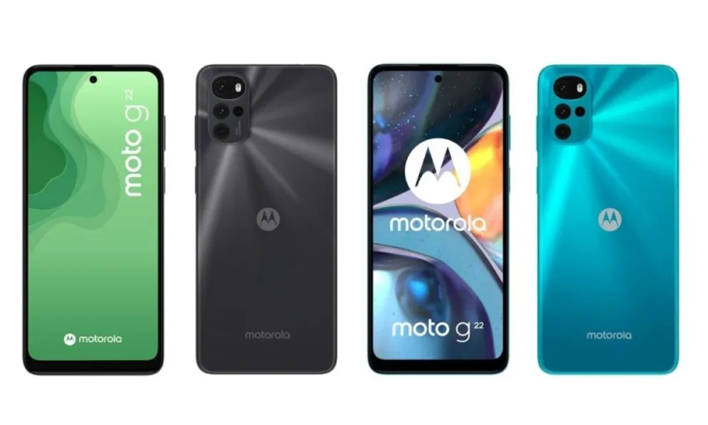 Smartphone Motorola Moto G22 con precio económico. Foto: Cortesía