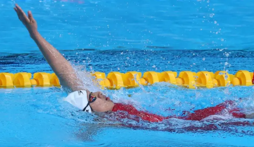 Matilde Alcázar, medallista de oro en Santiago 2023.