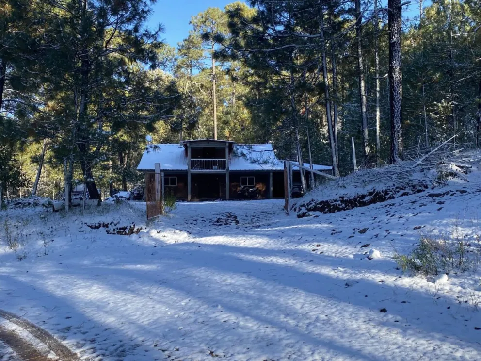 Nevada de hoy en Santa Gertrudis, Badiraguato. Fotos: César Galindo.