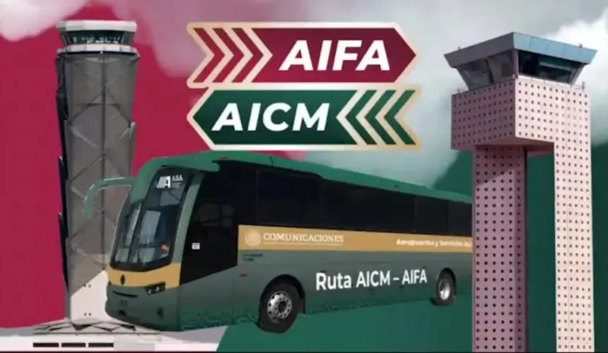 Nueva manera de llegar al AIFA: los nuevos autobuses para llegar al aeropuerto en menos de una hora