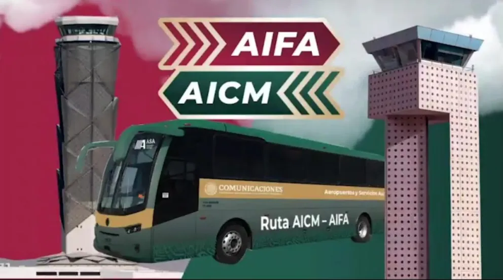 Nueva manera de llegar al AIFA: los nuevos autobuses para llegar al aeropuerto en menos de una hora