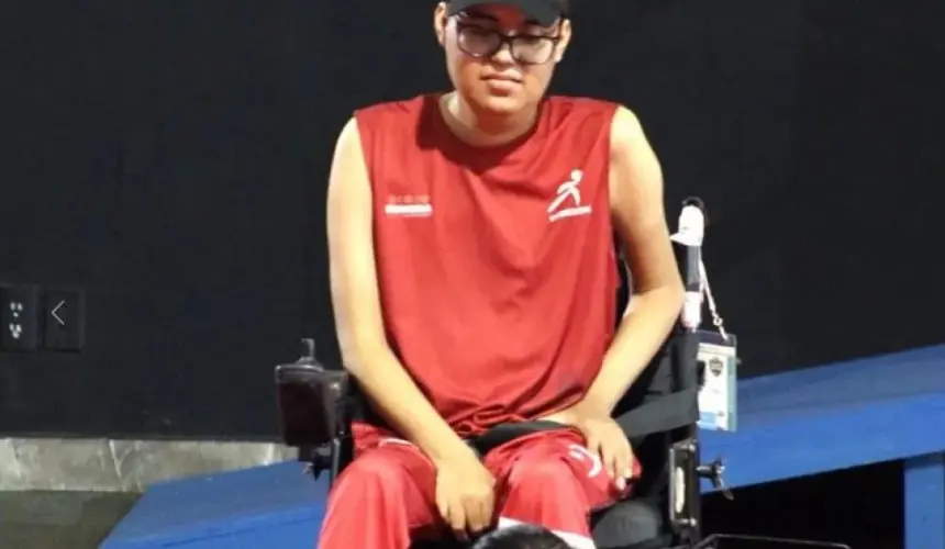 Abdiel Ocampo cumple su sueño al ser bicampeón nacional en Boccia