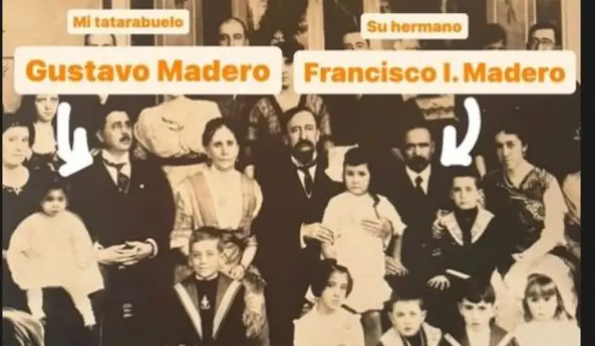 Mariana Rodríguez confirma que es familiar de Francisco I Madero.