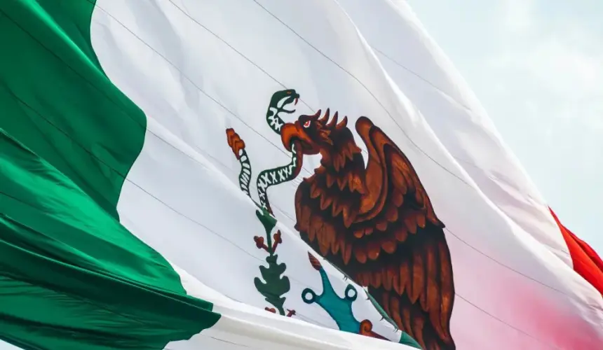 Bandera de México.