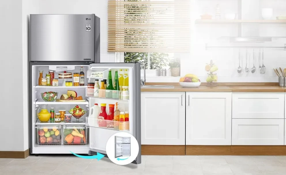 El refrigerador LG de 20 pies está con un descuento importante en la tienda departamental de Sears. Foto: Cortesía
