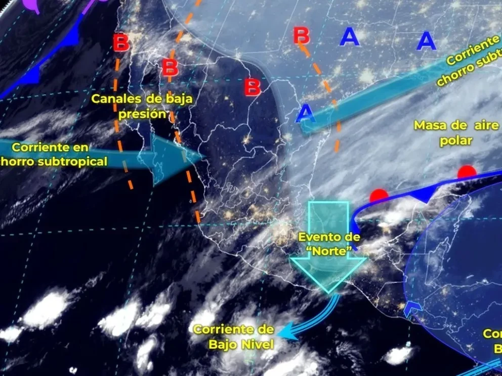 Siguen las lluvias y heladas por el frente frío núm. 12: clima en México hoy martes 28 de noviembre de 2023