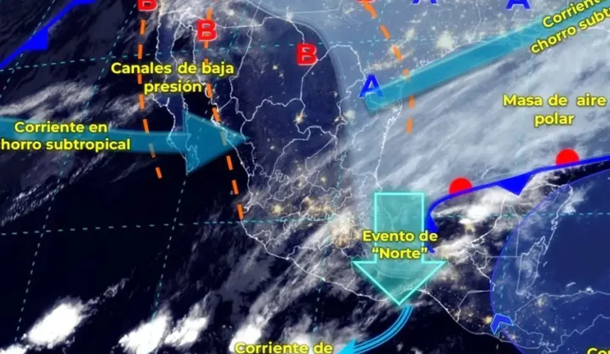 Siguen las lluvias y heladas por el frente frío núm. 12: clima en México hoy martes 28 de noviembre de 2023