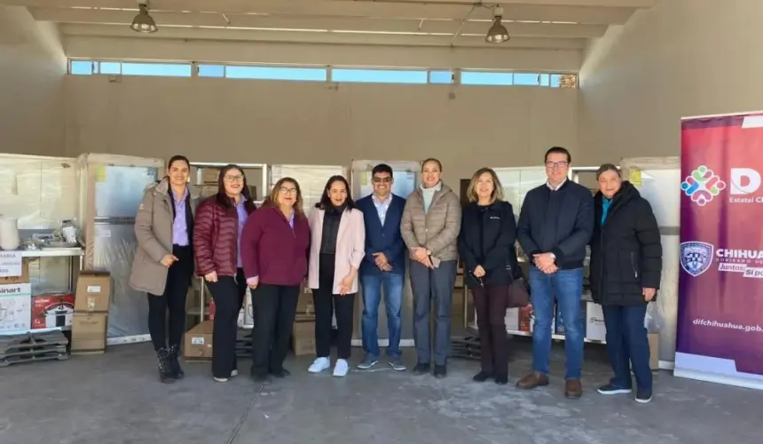  Equipan cocinas de escuelas que se ubican en zonas vulnerables en Chihuahua. Foto: Cortesía