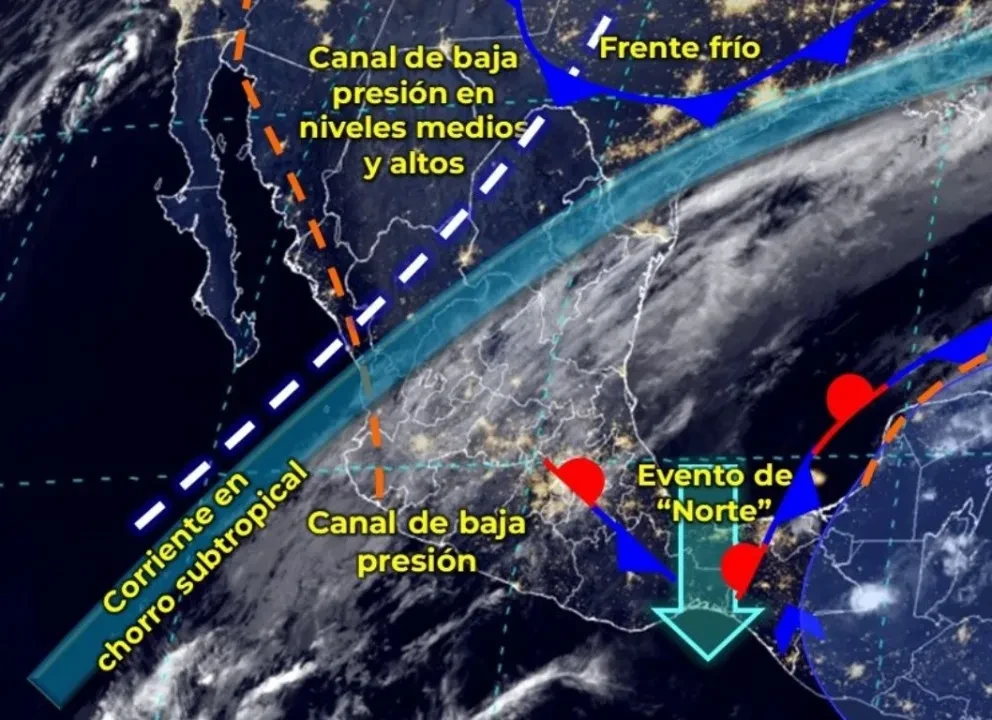 Pronóstico del clima en México hoy lunes 4 de diciembre de 2023: prevén lluvias y chubascos en estos estados
