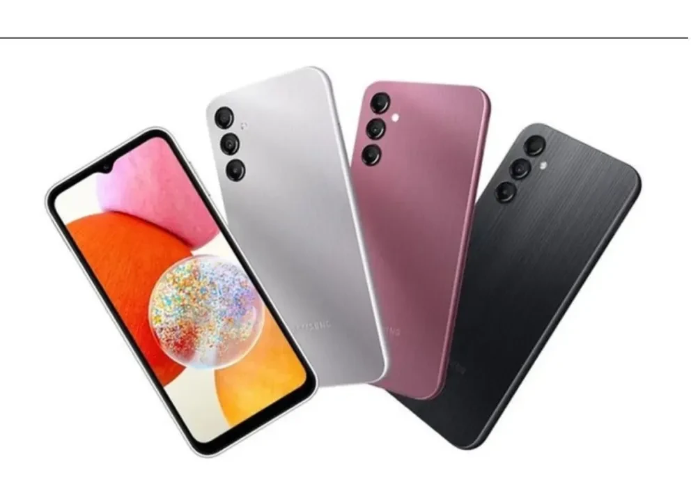 El smartphone Samsung A14 está a precio de rebaja. Foto: Cortesía