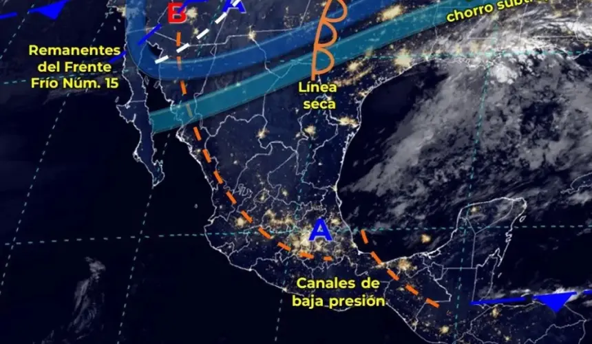 Clima en México hoy viernes 8 de diciembre de 2023: frente frío núm. 15 afectará al noroeste del país