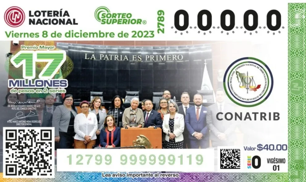Ganadores Sorteo Superior 2789 del viernes 8 de diciembre de 2023: Lotería Nacional