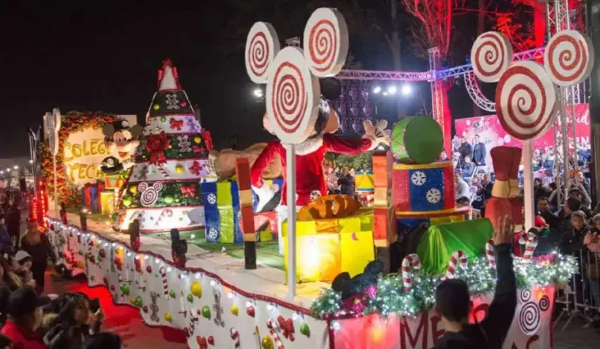 Fecha del desfile navideño en Zacatecas 2023. Foto: Cortesía